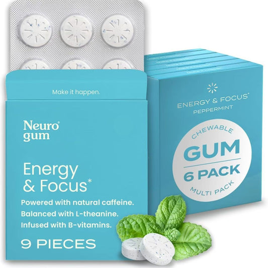 Neuro Energy Caffeine Gum/Mints for Energy & Focus